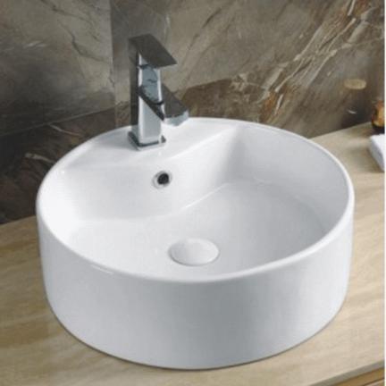 Накладная керамическая раковина для ванной 9008B CeramaLux