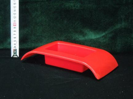 Икебана форма для композиций красный ш/к пластик